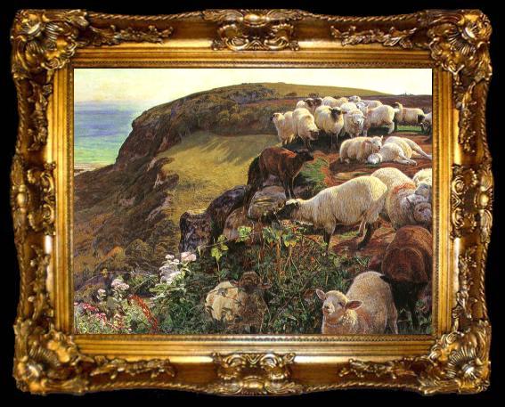 framed  William Holman Hunt Our English Coasts, ta009-2